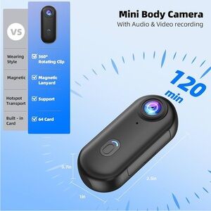 “Thumb Action Camera"ultra-compact, wearable camera